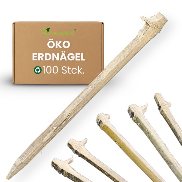 Masgard Öko Erdnägel 100 Stück
