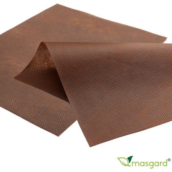 Unkrautvlies 1,00 m x 20,00 m - 20 m² - 80 g/m² - braun - gefaltet